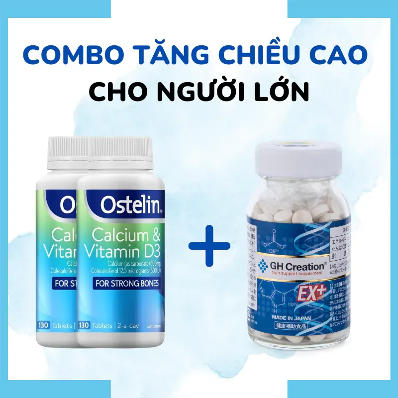 Các loại canxi phổ biến và vai trò đối với chiều cao