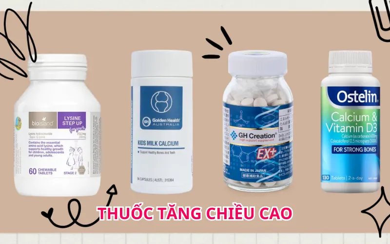 Thực phẩm chức năng hỗ trợ tăng trưởng hormone